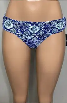 New. Lauren Ralph Lauren blue tile bikini bottoms.
