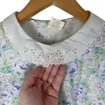 Vintage 90s Fritzi Women’s 18W/22W Floral Button Up Top & Skirt Set Cottagecore