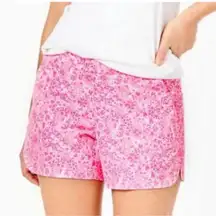 Lilly Pulitzer Ocean View Shorts pink shady invest a gator size large