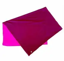 Fabletics Two-tone Infinity Scarf Pink Viva Magenta Sporty Wrap‎ Yoga Athleisure