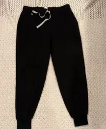Womens Figs Black Jogger Pants MED/Small