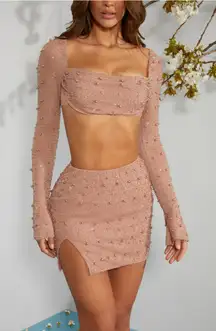 Oh Polly Sparkle Skirt and Top Set