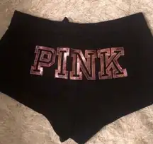 Victoria's Secret Vs Pink Super Rare Size Large Mega Bling Shorts