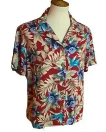 Retro sunset cove Hawaiian shirt