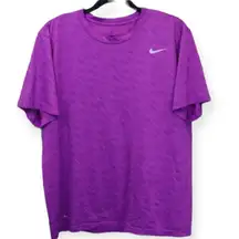 Nike Athletic Purple Black Dri-Fit Tee