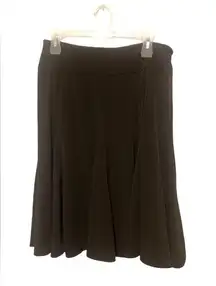 Y2K Apt. 9 Brown Pleated Midi Skirt Size Medium