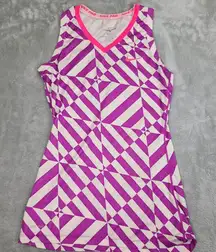 Nike Pro Tank Top‎ Womens Size Small Fitted Sleeveless Dri-Fit Purple V-Neck