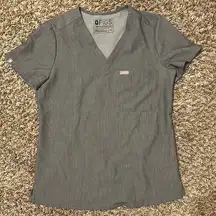 Figs Catarina Scrub Top Grey XS