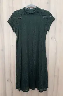 Laundry By Design Womens Lace Dress Size 4 Green Romantic Classic Feminine
