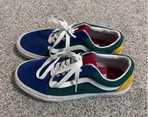 Vans Old Skool Colorblock Suede Canvas Low Top Sneakers Women Size 7