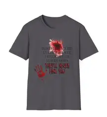 Handmade True Crime Murder Show Graphic Tee - Funny Blood Splatter Shirt Size 2X