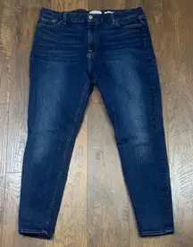 JEN7 by for all 7 mankind Dark Wash Legging Ankle Jeans