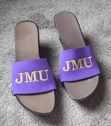 A Onesole JMU James Madison University Wedge Sandals SIZE 9
