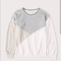 Abercrombie & Fitch Soft A&F Collection Womens L Colorblock Sweatshirt