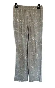 Eddie Bauer Gray & White Star Print Tank and Pajama Pants Set, size Small