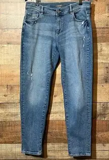 DL1961 Riley Boyfriend Straight sz. 28 Light Glacier Distressed Jean