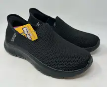 Skechers Slip-ins GO WALK Flex Relish slip on shoes in black women's US 6W NWT