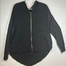 Michael Lauren Charcoal Zip-Up Jacket A0399