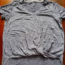 Calvin Klein performance V neck stretch top size extra small in pretty blue