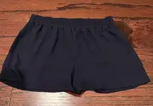 VERONICA M. Women’s Black Elastic Waist Shorts Size S