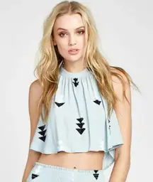 Wildfox Geometric Halter Top