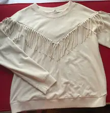 Fringe Crewneck