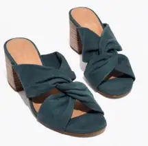 Madewell  Sari Crisscross Sandal in Midnight Spruce Size 9