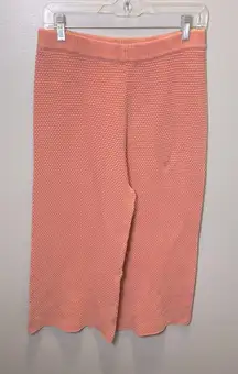 Free People Summer‎ Nights Knit Pants Rose Coral Size Medium