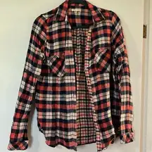 Skies are blue plaid shirt