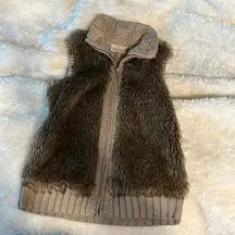 NWOT faux fur vest