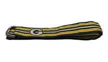 Vintage 1980s Green Bay Packers Web Belt – Size L – 43.5” – Striped G Logo