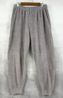 Cupcakes And Cashmere Women Joggers L Plush Teddy Soft Girl Athleisure Comfy