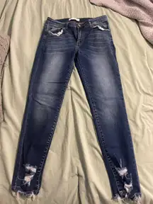 KanCan Distressed Skinny Jeans