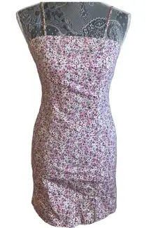 - floral mini dress