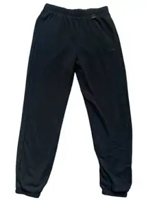 The North Face High Rise Black Women’s Jogger Sweatpants Size Medium Black Logo