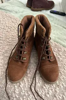 Universal Threads Brown Combat Boots Women