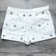 Michael Kors Rhinestone Skort Shorts‎ Embellished White Size 14