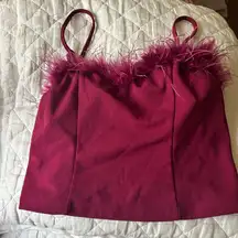 Feather tank top