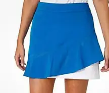 Lady Hagen golf skort Skirt with spandex shorts under. Royal blue White Size 12