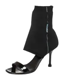 PRADA Black Neoprene Sock Open Toe
Heels Size 35.5‎ / US 5