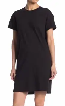 Madewell Black Tina Short Sleeve T Shirt Dress size Large