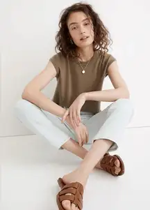 Madewell (Re)sponsible Weightless Cashmere Sweater Tank Size Large NWT