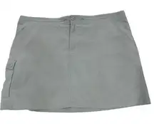 Patagonia Inter Continental Hideaway Skirt‎ Women's 14 Low Tide Blue/Grey Shorts