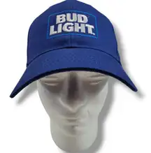 CapAmerica Bud Light Hat OSFM Adjustable Strap Back Hat Unisex Cap By  Embroidery