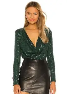 sequin bodysuit