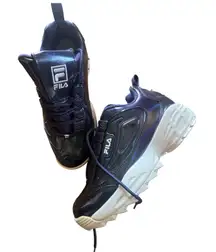 FILA Disruptor Iridescent Chunky Sneakers Shoes Women's Athletic Fashion