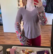 Floral Sweater 