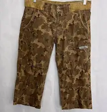 Lucky brand crop camo jeans 2/26 132