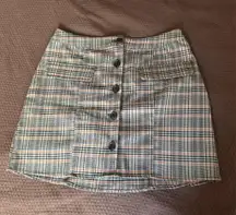Urban Outfitters Plaid Skirt Mini