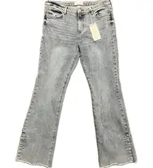 flare jeans with split hem NWT